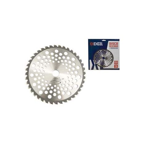 DISCO AL WIDIA PER DECESPUGLIATORE A 40 DENTI ø mm.255 EXCEL