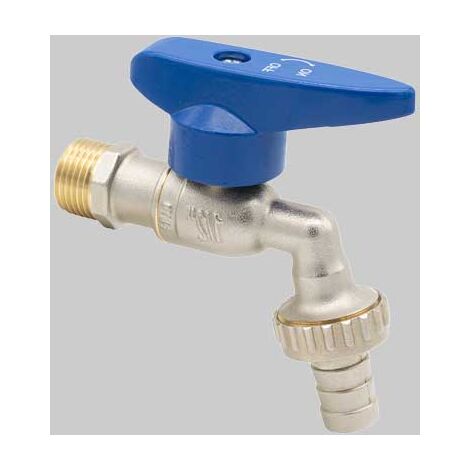 RUBINETTO PORTAGOMMA A SFERA ANTIGELO CON LEVA IN ALLUMINIO ICMA  1/2     ICMA