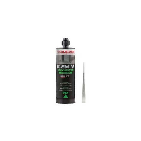ANCORANTE CHIMICO VINILESTERE KEM V-VINYLESTER- - ml.420 in cartuccia - 2 pezzi FRIULSIDER