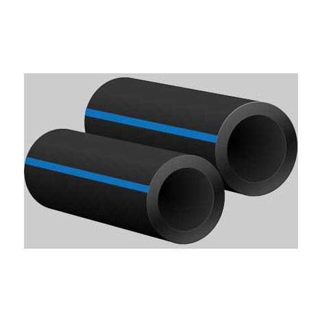TUBO POLIETILENE PN 16 IN ALTA DENSITA' PE 100 IN VERGHE - Ø 50 Spess. 4,6 - 6 metri - MADE IN ITALY
