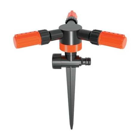 IRRIGATORE 3 BRACCI EVO SU PUNTALE STARS - INNESTO RAPIDO PASSANTE SELF- 5 pezzi