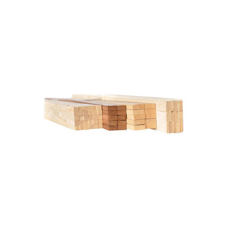 Fodera Kerfed In Abete 720x19x5mm - Confezione Da 10 Pezzi