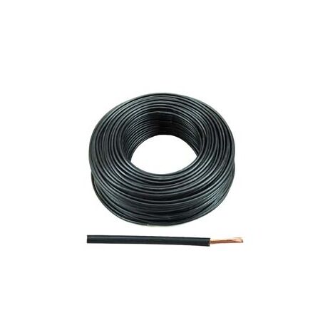 CAVO ELETTRICO UNIPOLARE ANTIFIAMMA NERO FS17- - 1x mmq.6 colore nero - 100 mt