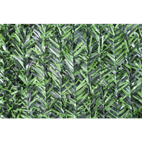 Siepe Artificiale Lauro 100x300 Cm - Rotolo Espandibile Con 50 Fascette, Privacy Per Balconi E Giardini - Foto 9