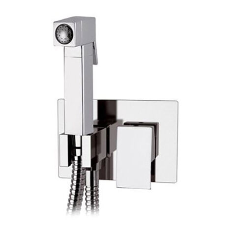 SET MISCELATORE A INCASSO CON DOCCETTA SHUT-OFF- Cromo- RERU- pezzi 1 (1/2)