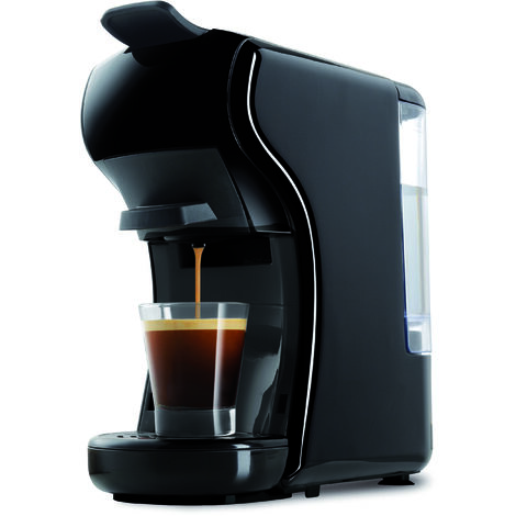 Dcg MACCHINA CAFFÈ UNIVERSALE (capsule+cialde) 1.450 W Col. Nero