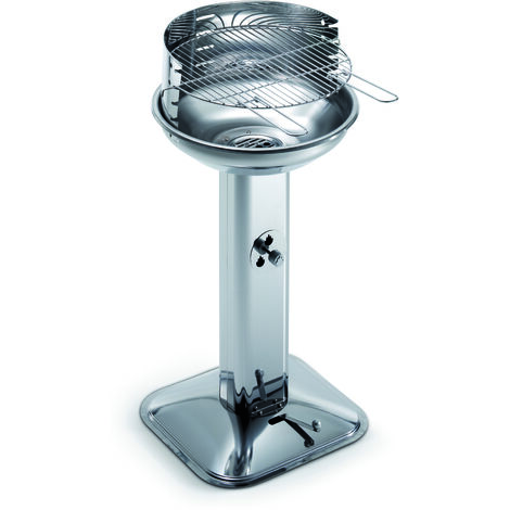 La zappa Barbecue colonna in acciaio inox Venus 480 Pro System a carbonella da 44 cm