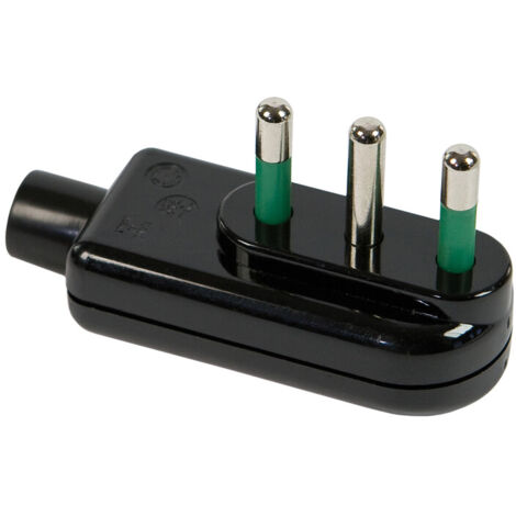 FME 80.041 SPINA RIBASSATA 16A 2P+T NERO- 1,0 pz