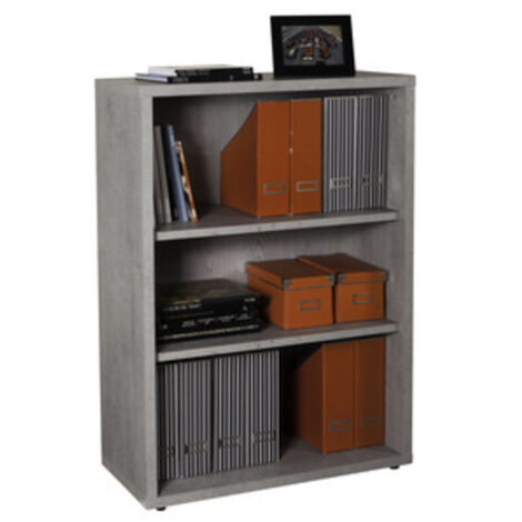 PRATICO LIBRERIA 35,7X81,6XH112 CM CEMENTO- COMPOSAD- 1,0 pz