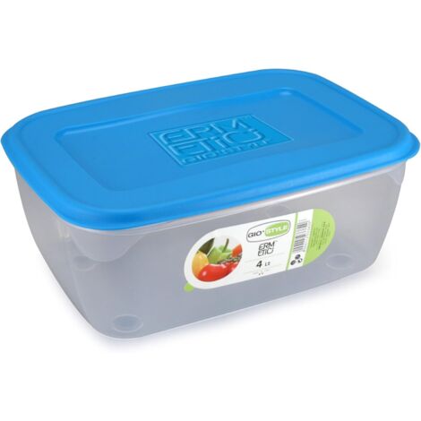 CONTENITORE PER ALIMENTI 'ERMETICI' Mod. Rettangolare, 4 lt - 29x20x12 cm - GIO' STYLE (1/5)