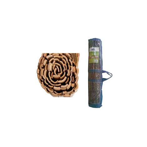 ARELLA IN BAMBU' MEZZA CANNA  filo metallo passante mt.1x3    VETTE