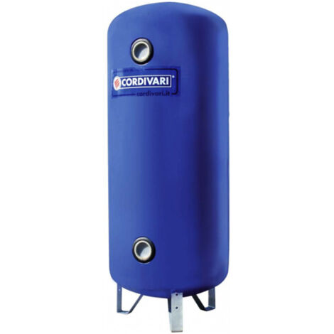 SERBATOIO ACQUA REFRIGERATA ZINCATO VERTICALE COIBENTATO 20MM MODELLO ZC 20 VT - LT 300  - COR