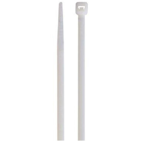 FASCETTA CABLAGGIO BIANCA CERTIFICATA CF.100PZ MM.4.5X300 - FASCETTE DI