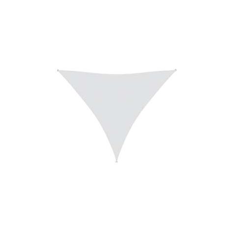 VELA OMBREGGIANTE HDPE TRIANGOLARE BIANCA mt.3x3x3 VETTE