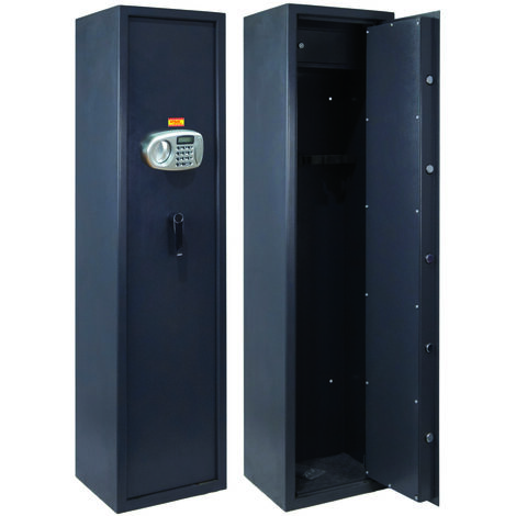 Utilia TOP Security ARMADIO PORTAFUCILI ELETTRONICO 5 Posti mm.340x280x1480 h