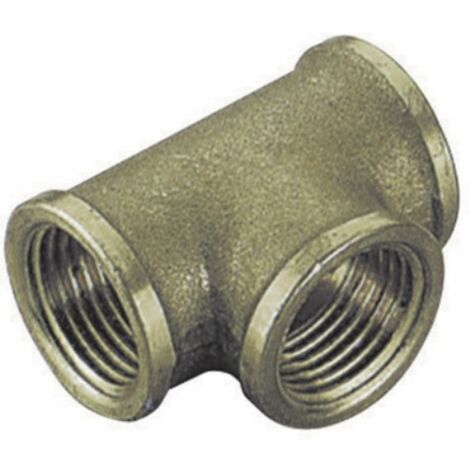Tee  ff in ottone giallo t 1/2    -CONFFAIDF (1/2)