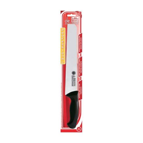 Coltello salumi professional de luca manico plt/inox cm 26 (2 pezzi) Deluca
