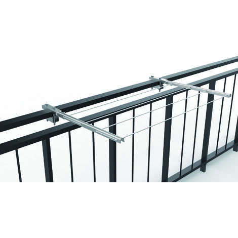 Stendibiancheria Pieghevole 240cm - Acciaio Inox, 20 Ganci E 12 Clip, Per Interno/esterno - Foto 6