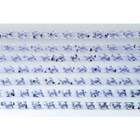 TENDA IN PVC QUADRIFOGLIO cm. 100x220 col. Argento (1/3)