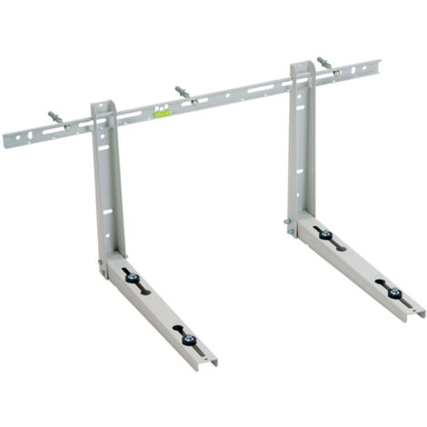 STAFFA PER CLIMATIZZATORE CONDIZIONATORE IN LAMIERA ZINCATA SOTTO FINESTRA - 420X390X750 MM - PORTATA 80KG