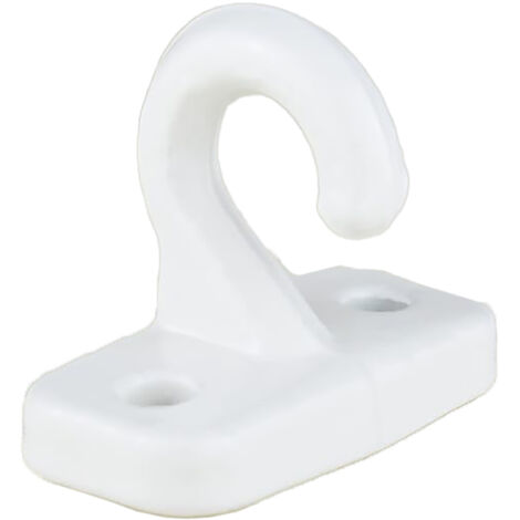 GANCIO PER BRACCETTI TENDA DA SOLE A CADUTA colore bianco