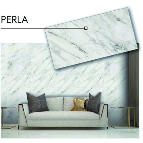 LASTRA DECORATIVA SERIGRAFATA cm. 50x100 - Effetto Marmo Perla 15.00 pz (1/2)