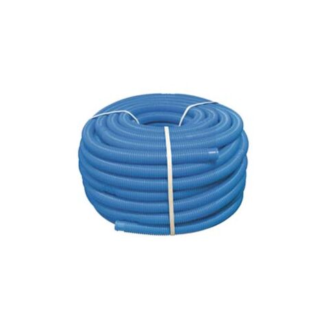TUBO ASPIRANTE CORRUGATO SEZIONABILE COLORE BLU PER PISCINE- - ø mm.32