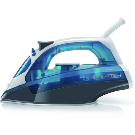 Black+Decker FERRO DA STIRO BXIR2200E 2.200 W - 280 ml. Piastra in acciaio inox (1/3)