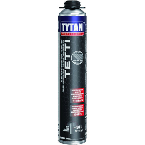 Tytan SCHIUMA POLIURETANICA TETTI PER PISTOLA ml. 750 12.00 pz