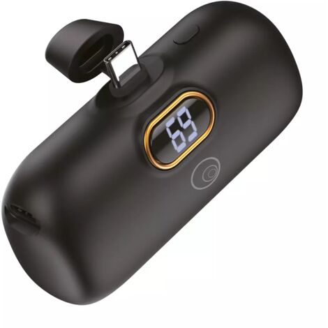 Power Bank Portatile 16000 MAh - Batteria Di Ricarica In Nero E Bianco Per Smartphone E Dispositivi USB - 4