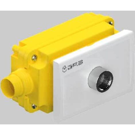SCATOLA GAS DA INCASSO RK CON RACCORDO IN USCITA FIREBAG TECO  DN 15     TECO