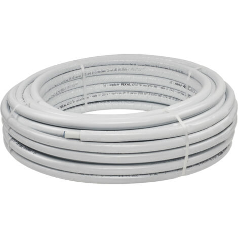 TUBO MULTISTRATO RIVESTITO GRIGIO PE-XB/PE-XB MODELLO PEXAL - ø16X2 - SPESSORE ISOLAMENTO 6 - 50 metri