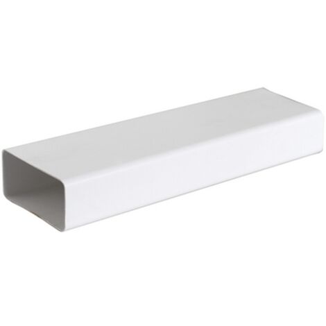 TUBO PER SISTEMA DI AERAZIONE CANALIZZATA IN PVC PER CAPPA CUCINA- 1000 mm - sez. 220x90- FIRST- pezzi 1