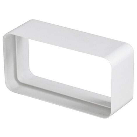 GIUNTO IN ABS PER TUBO DI AERAZIONE RETTANGOLARE- mm 220x90- FIRST- pezzi 1