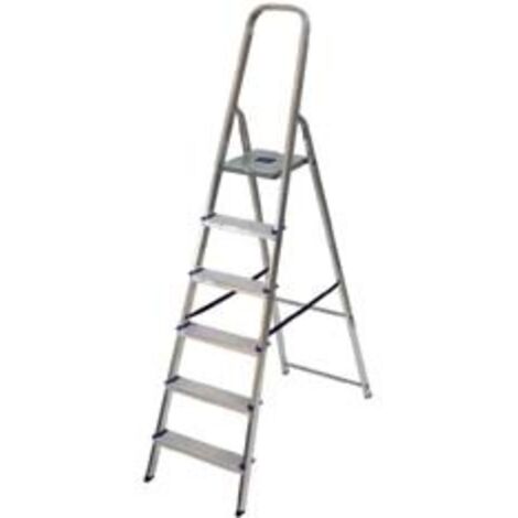 SCALA IN ALLUMINIO ALFA EUROSCALA EN131- - 5 gradini cm.46x166h (105h pedana) kg.4,8 - 1 pezzi FACAL