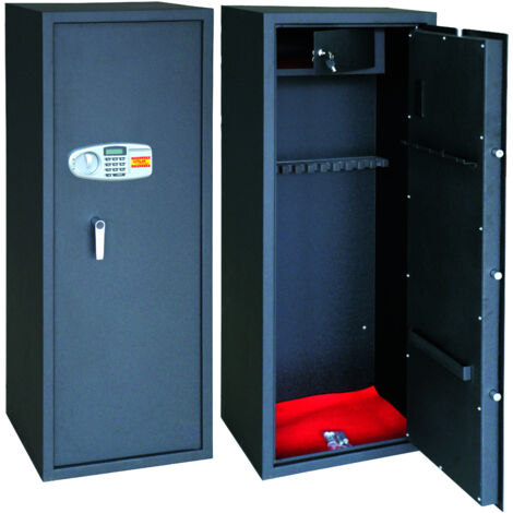 Utilia TOP Security ARMADIO PORTAFUCILI ELETTRONICO 10 Posti mm.535x320x1480 h
