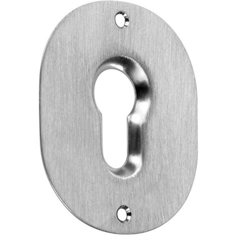 BOCCHETTA CON INCAVO PROFILO EUROPEO CROMO- 1,0 pz