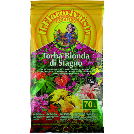 TORBA BIONDA DI SFAGNO IL FLOROVIVAISTA lt. 70