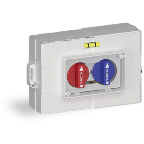 KIT CON DOPPIA INTERCETTAZIONE DA INCASSO K4.0- DN 15 1/2- TECO- pezzi 1