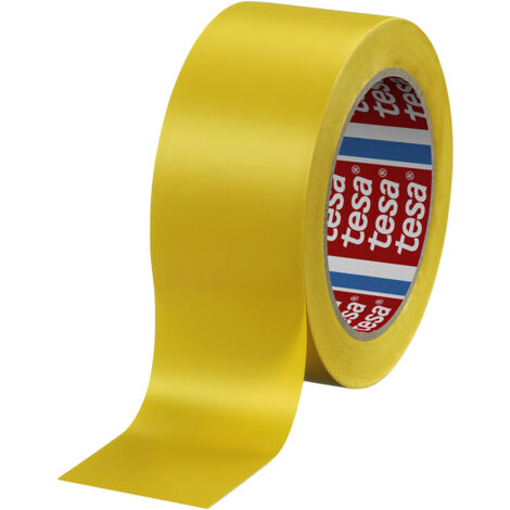 NASTRO SEGNALETICO '60760 PV1' giallo - mm 33 x mt 50- 6 pezzi  - TESA