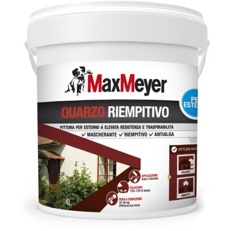 MAX QUARZO RIEMPITIVO ANTIALGA LT.4 BIANCO- 1,0 pz