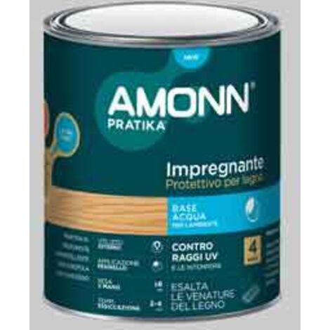 IMPREGNANTE ALL'ACQUA AMONN 2,50 lt - Noce chiaro - AMONN