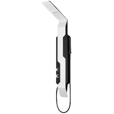 PARETE ATTREZZATA PALMIRA- Bianco - Nero- NYMO- pezzi 1 (1/2)
