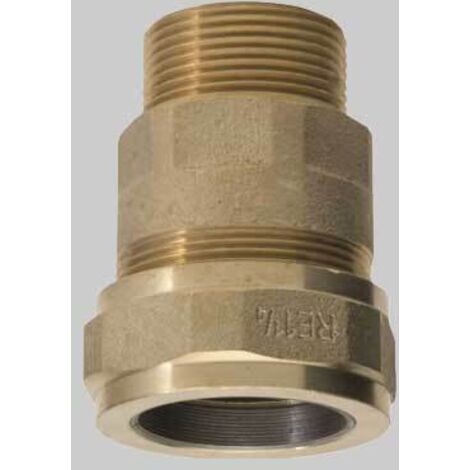 RACCORDO OTTONE PER TUBO FERRO M  1     MADE IN ITALY