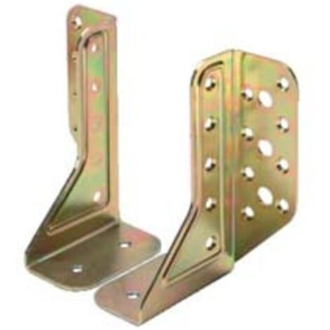 SUPPORTO APERTO UNIVERSALE PER TRAVE ART.786- - mm.44,5x140 - spessore mm.2 - 2 pezzi ALDEGHI