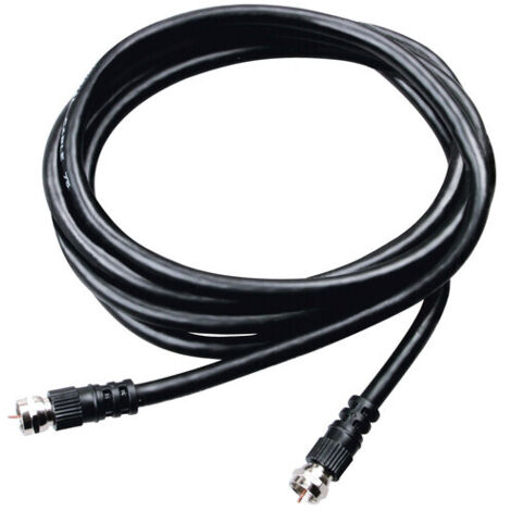 PROLUNGA ANTENNA TV 2 M SATELLITARE SPINE TIPO F NERO- 1,0 pz