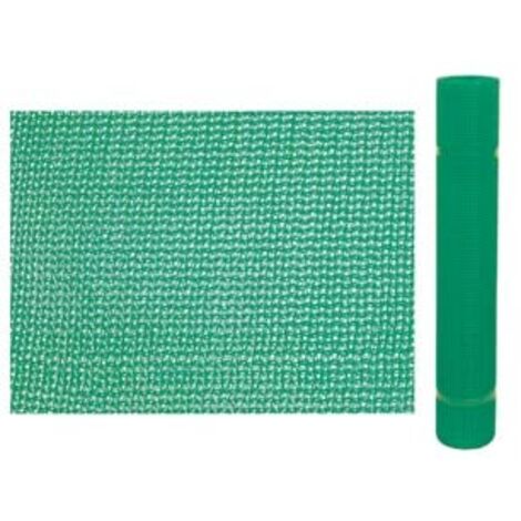 RETE PER PONTEGGI VERDE IN PLASTICA CON ASOLE mt.1,80h. in rotoli da mt.10 (mq.18) TREX