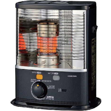 STUFA A COMBUSTIBILE LIQUIDO CON STOPPINO CORONA- 3000 W Cap. risc. 120 mc- senza- pezzi 1 (1/2)