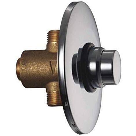 Rubinetto per lavabo a doppio comando G1/2 Rubinetto per bagno a parete con filettatura esterna calda e fredda | Leroy Merlin Rubinetto per lavabo a doppio comando G1/2 Rubinetto per bagno a parete con filettatura esterna calda e fredda | Leroy Merlin