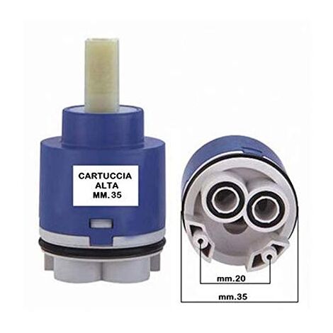 Cartuccia ricambio miscelatore rubinetto 35mm Alta con distributore Universale